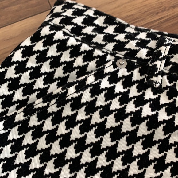 Topshop Houndstooth Mini Skirt - Picture 3 of 5